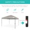 Best Choice Products 10x10ft Easy Setup Pop Up Canopy w/ 1-Button Setup, Wheeled Case, 4 Weight Bags